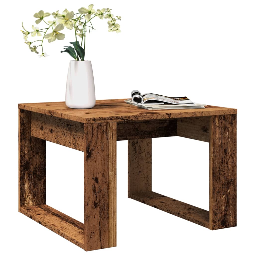 Beistelltisch Weiß 50x50x35 cm Holzwerkstoff