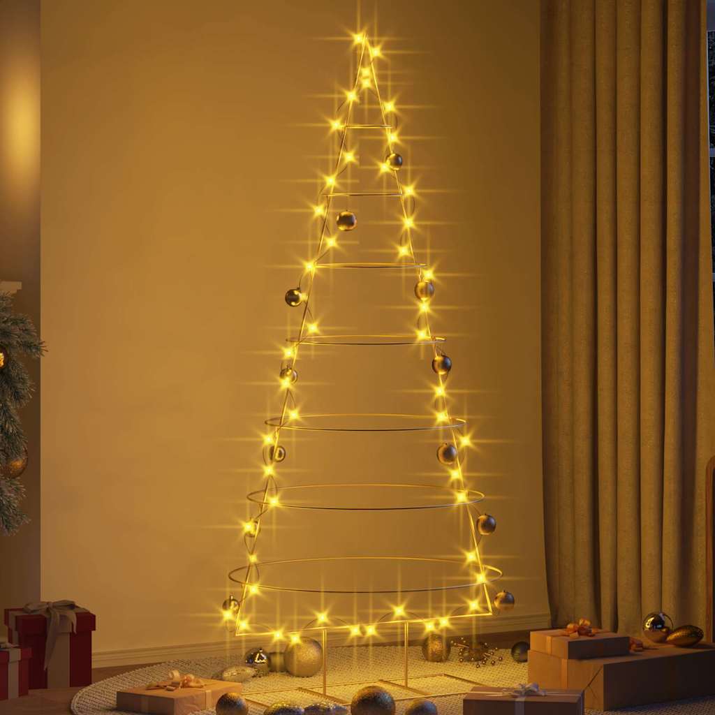 Metall-Weihnachtsbaum Deko Schwarz 60 cm