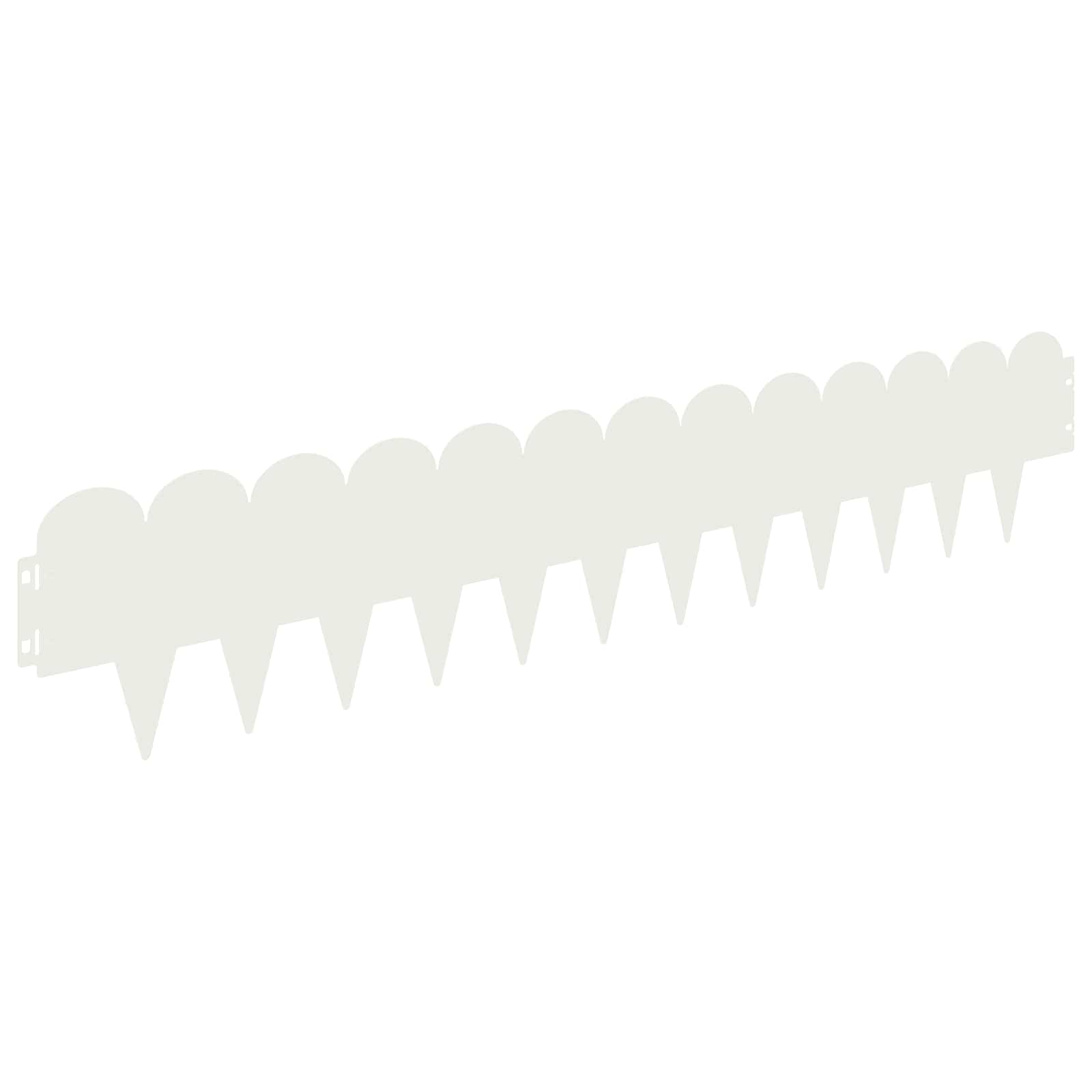 Raseneinfassung 10 pcs 103 x 15 cm Stahl Schwarz