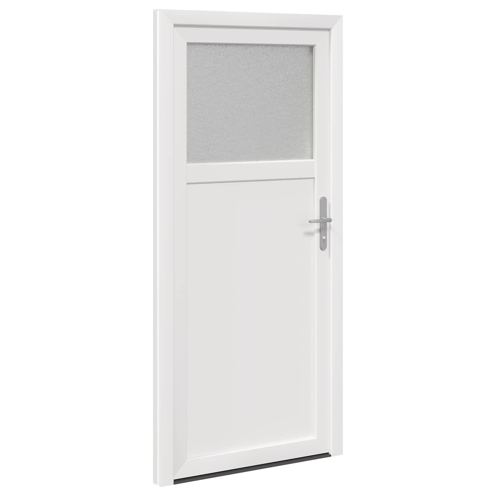 Seiteneingangstür Anthrazit 98 x 198 cm PVC