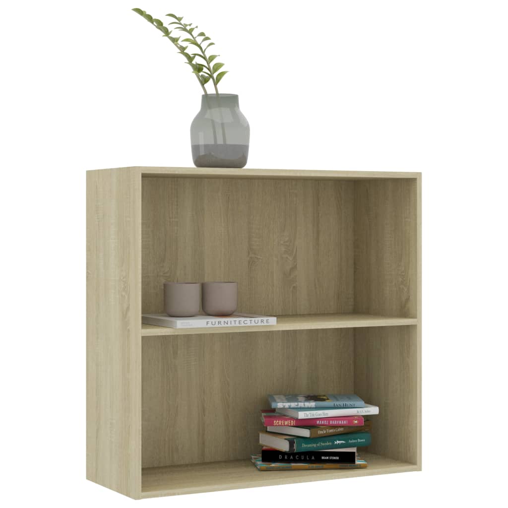 Bücherregal Weiß 80x30x189 cm Holzwerkstoff