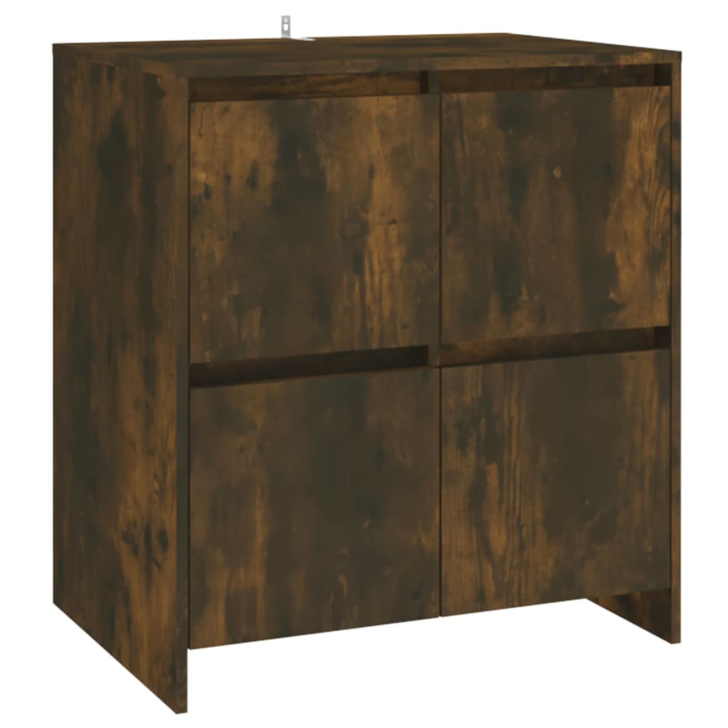 3-tlg. Sideboard Weiß Holzwerkstoff