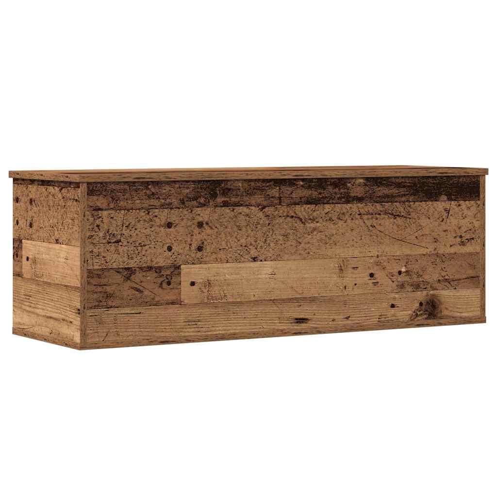 Aufbewahrungstruhe Weiß 84x42x46 cm Holzwerkstoff