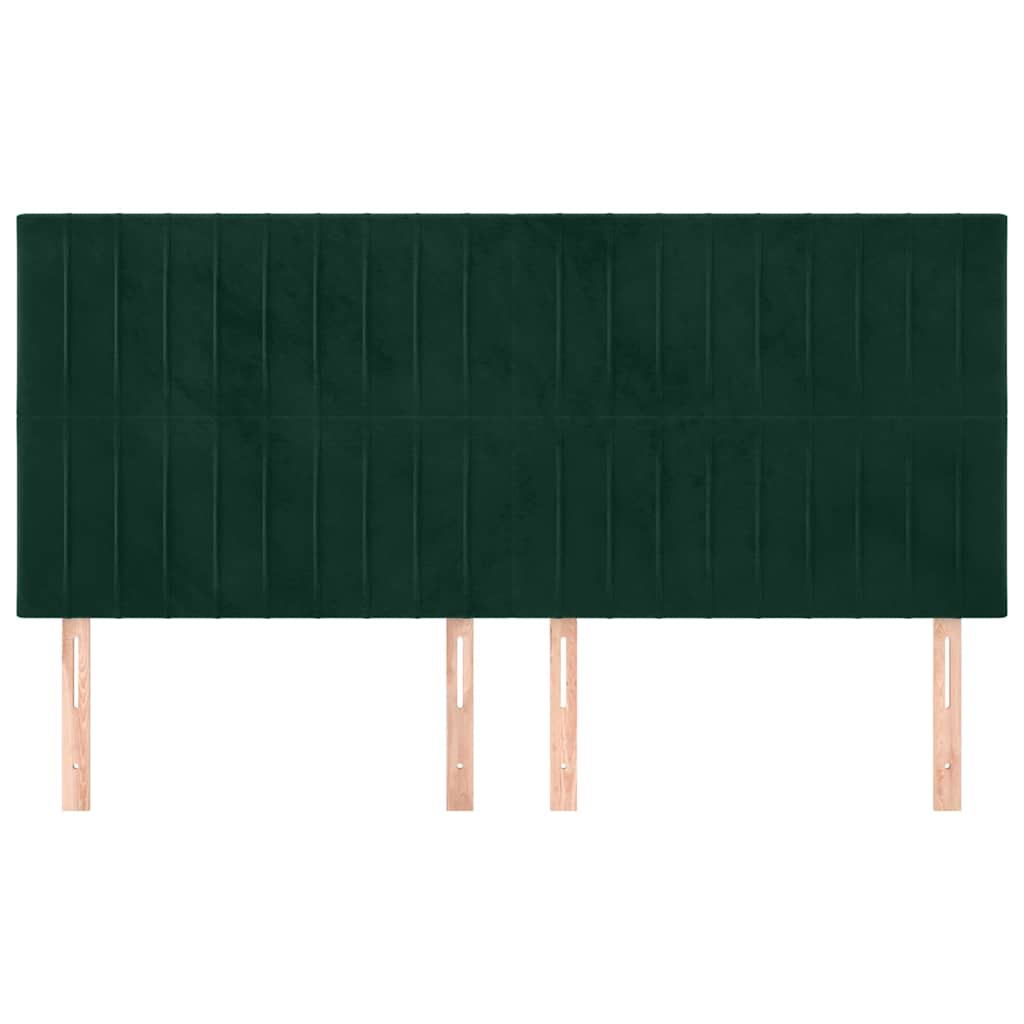 Kopfteil Hellgrau 80x5x118/128 cm Samt