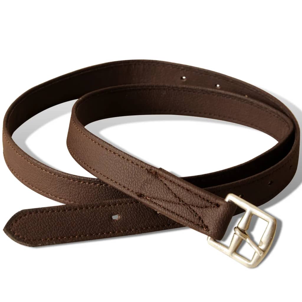 Pferdereiten Sattelset 16" echtes Leder schwarz 14 cm 5-in-1