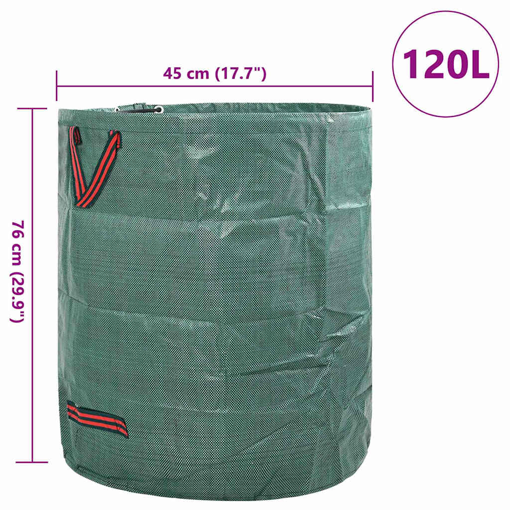 Gartenmüllsäcke 4 pcs Grün 66 x 66 x 83,5 cm Polypropylen