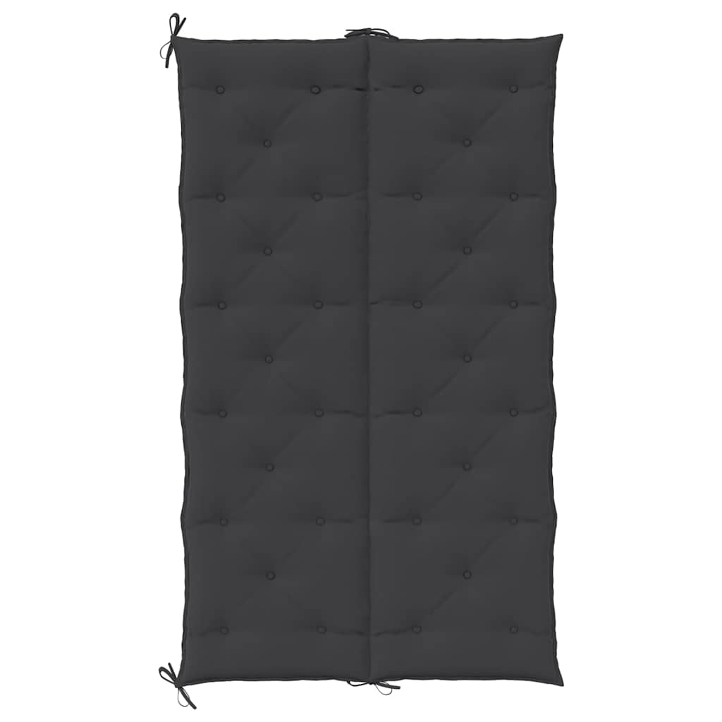 Gartenbank-Auflage Anthrazit 100x(50+50)x7 cm Oxford-Gewebe