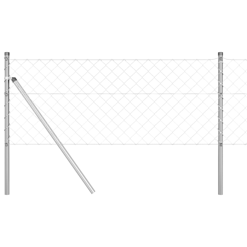 Outdoor Kettenglied-Zaun Erdfixierung 10 x 0,4 m Grün Netz