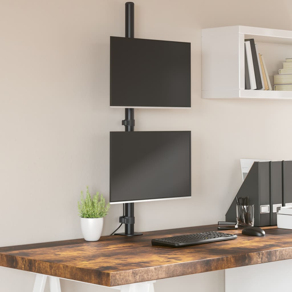 Monitorhalterung Schwarz Stahl VESA 75/100 mm