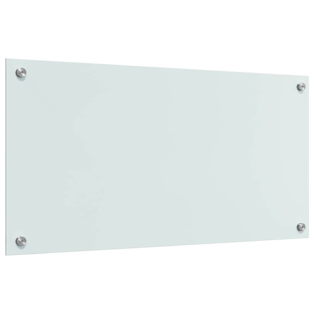 Küchenrückwand 2 pcs Weiß 70 x 40 cm Gehärtetes Glas
