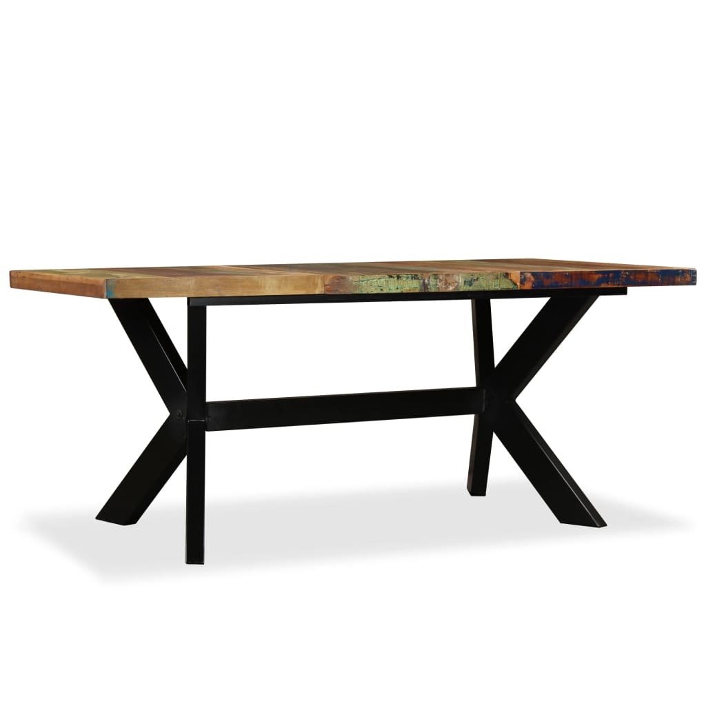 Esstisch Massivholz Mango und Stahlgestell 180 cm