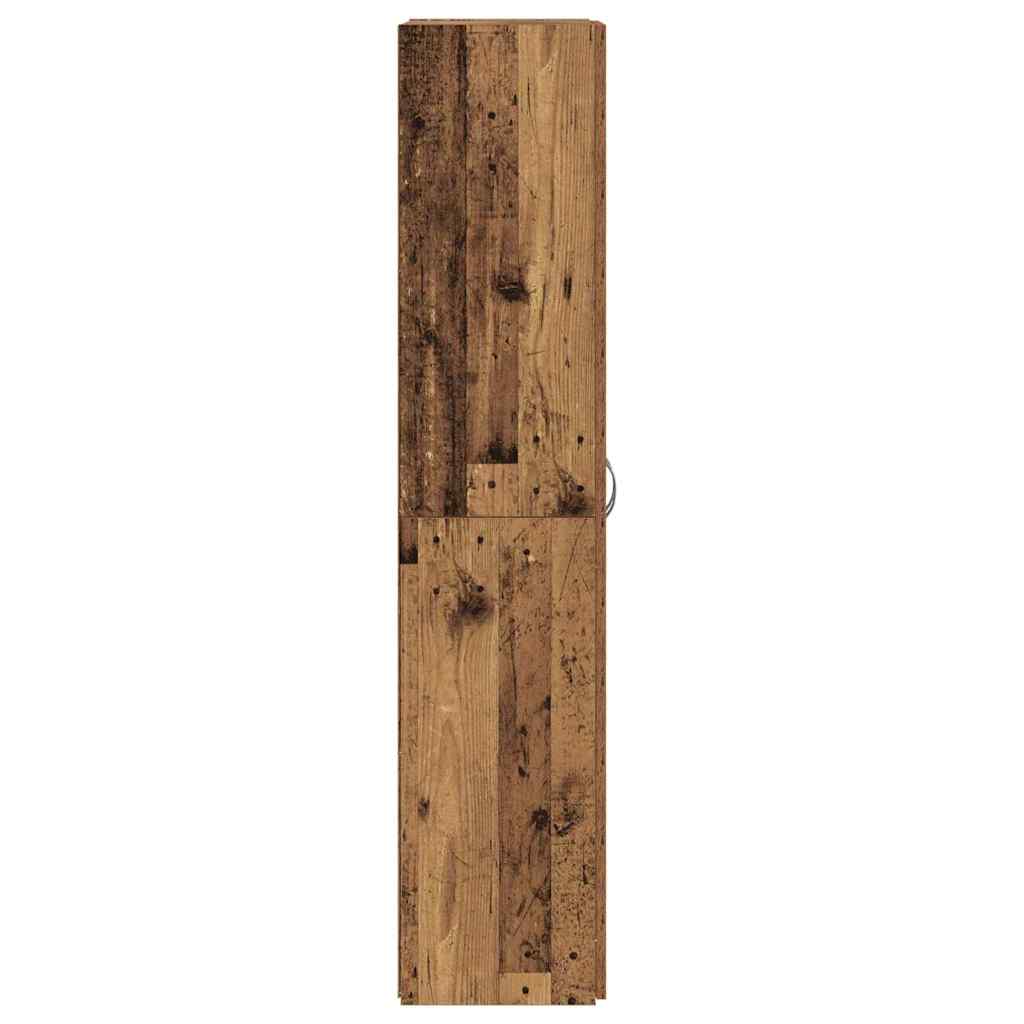 Aktenschrank Weiß 60x32x153 cm Holzwerkstoff