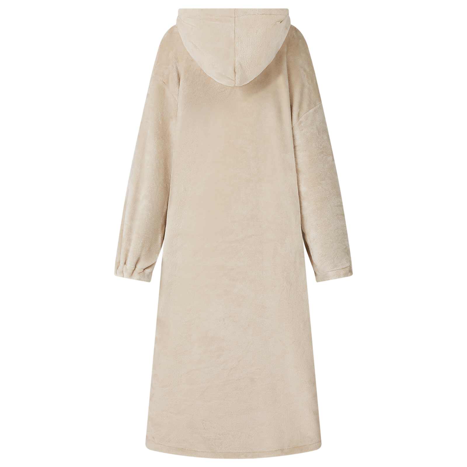 Decken-Hoodie Beige S Flanell