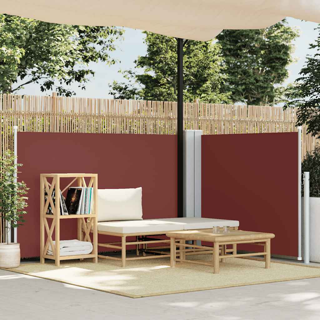 Ausziehbare Seitenmarkise 160×600 cm Braun