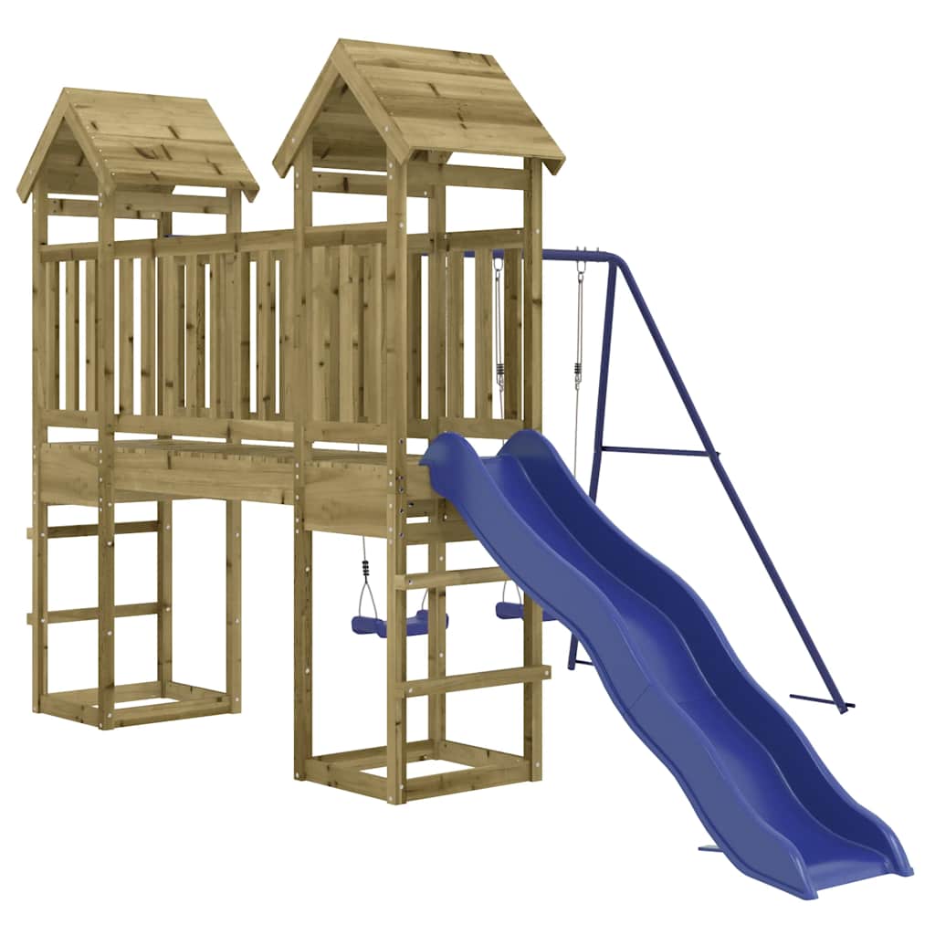 Spielturm Massivholz Kiefer