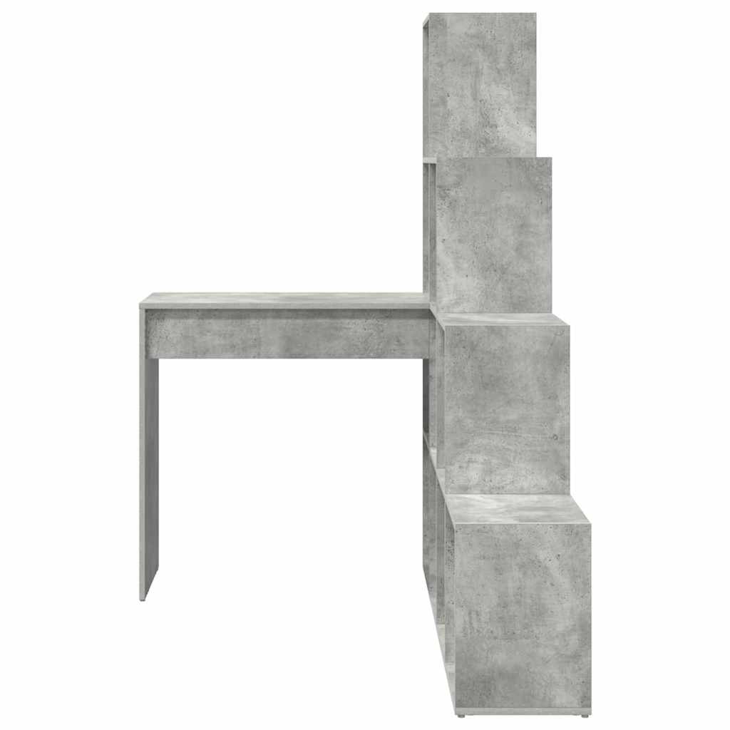 Eck-Schreibtisch Schwarz Eichen-Optik 101,5 x 149,5 x 149,5 cm