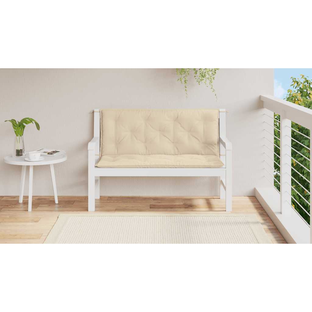 Gartenbank-Auflage Anthrazit 100x(50+50)x7 cm Oxford-Gewebe