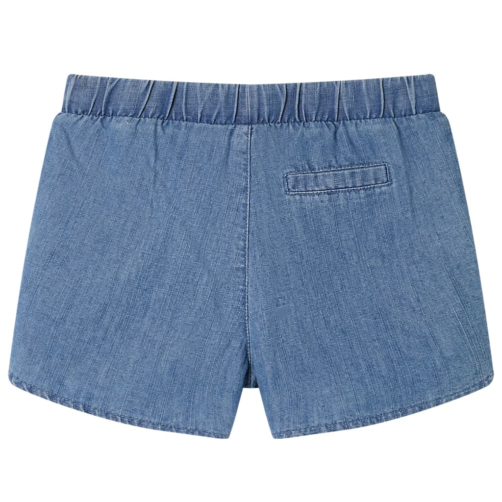 Kindershorts Helles Jeansblau 140
