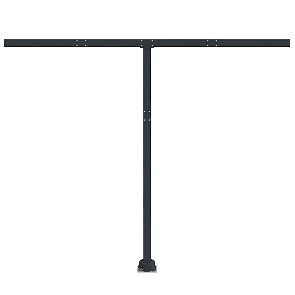 Stützen für Markisen Weiß 300x245 cm Eisen