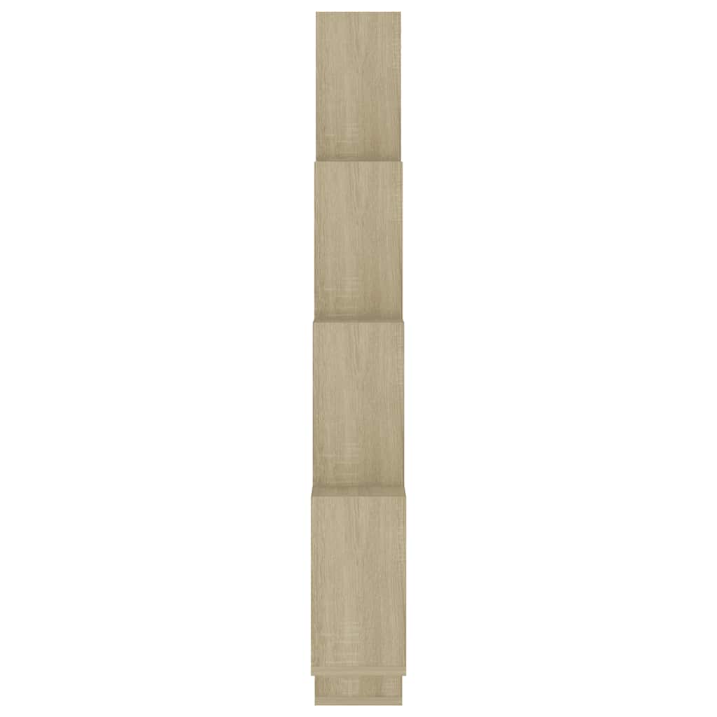 Würfelregal Weiß 90x15x119 cm Holzwerkstoff