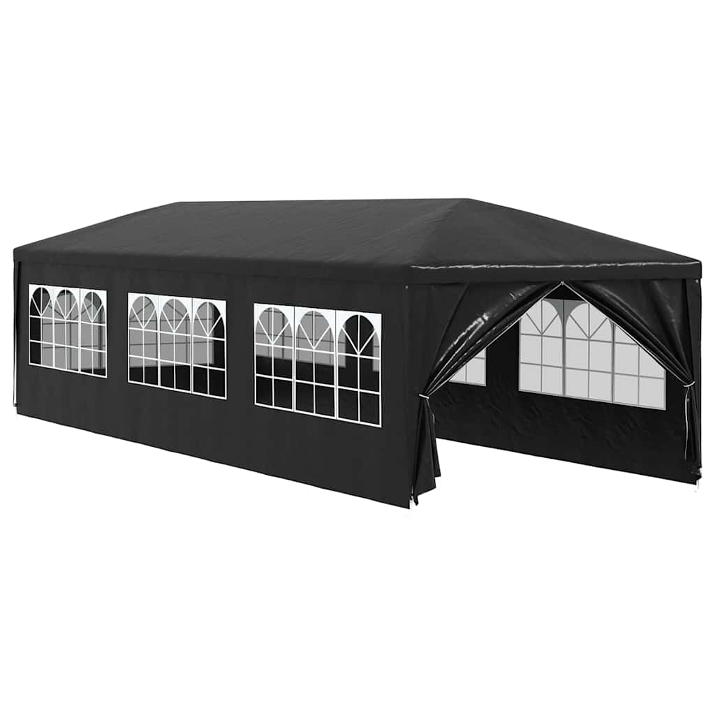 Party-Zelt 400 x 300 x 255 cm Rot PE und Stahl