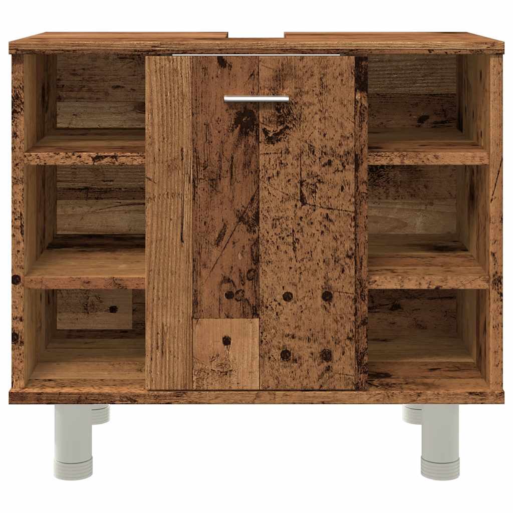Badezimmerschrank Weiß 60x32x53,5 cm Holzwerkstoff