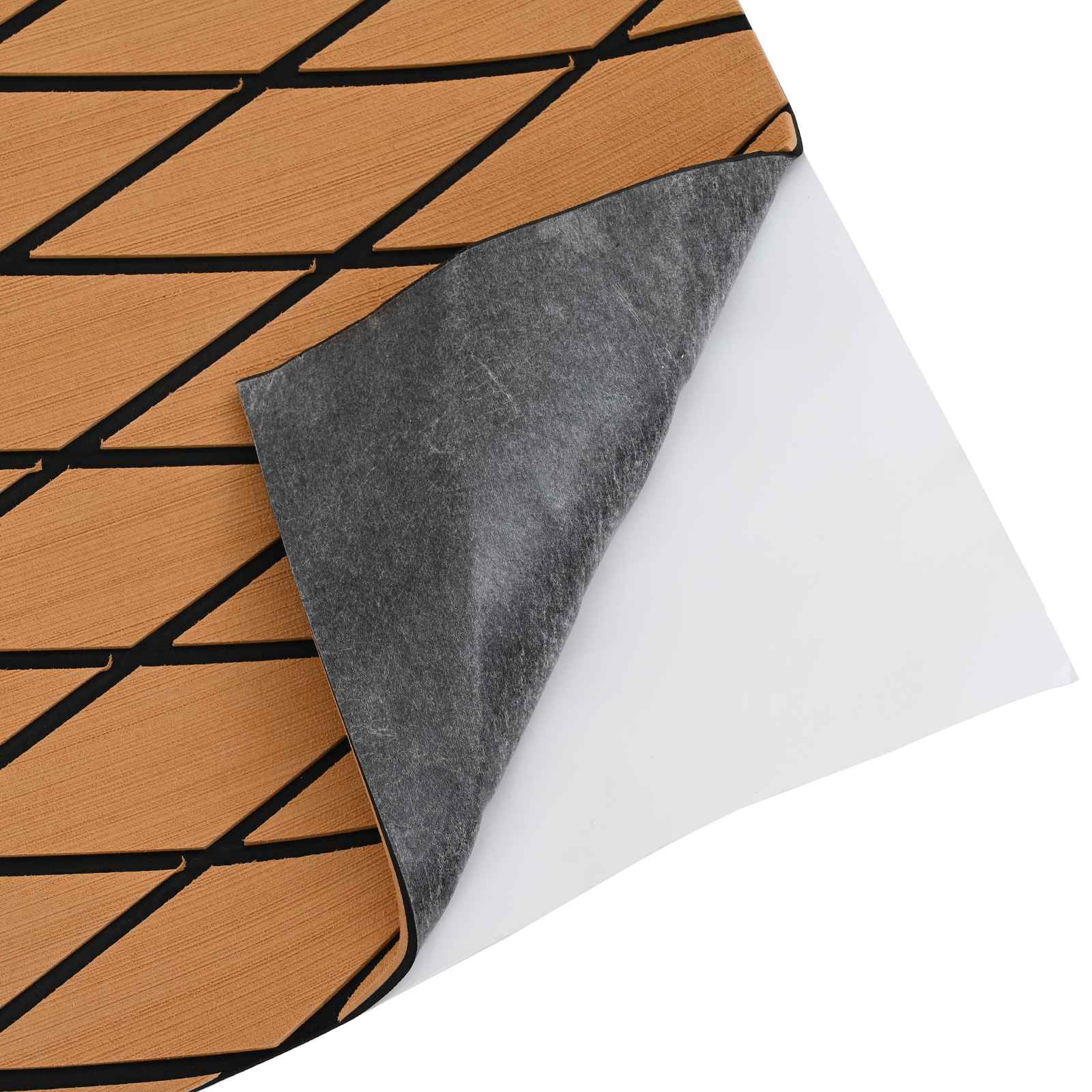 Bootsmatte Braun und Schwarz 240 x 90 cm EVA