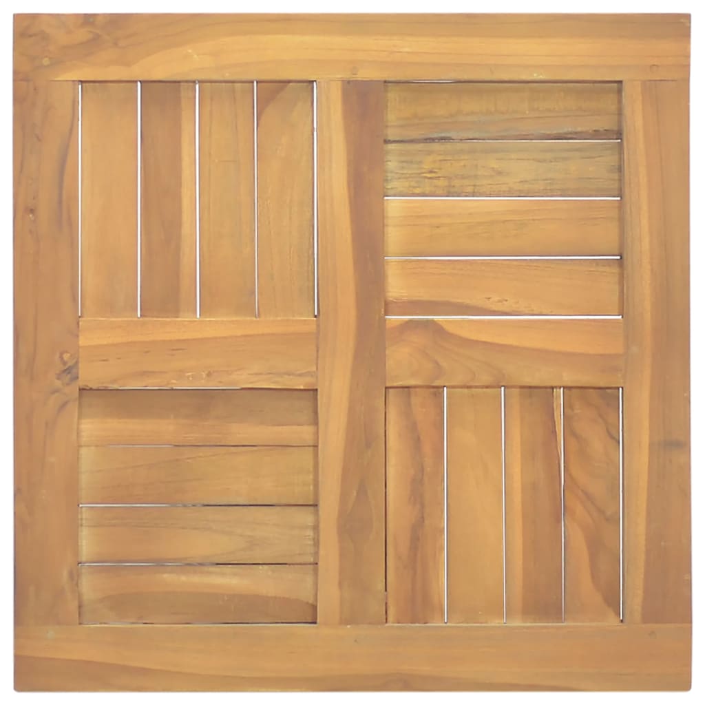 Tischplatte Massivholz Teak Rund 2,5 cm 40 cm