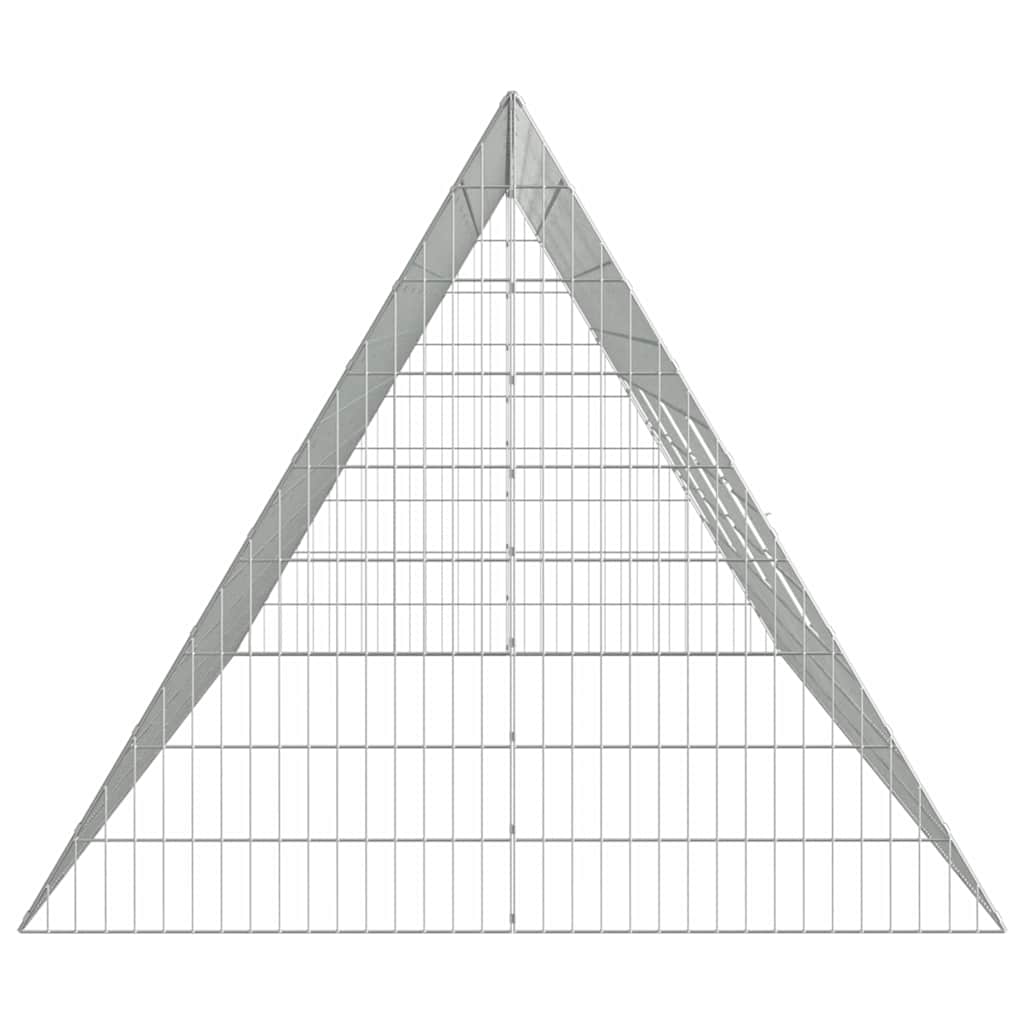 Hühnerkäfig Silber 110 x 55 x 55 cm Verzinkter Stahl