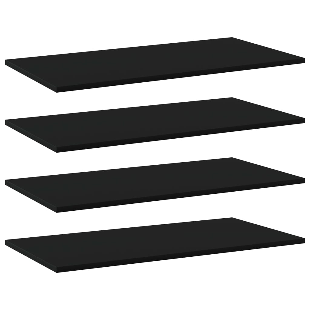 Bücherregal-Bretter 4 Stk. Weiß 40x10x1,5 cm Holzwerkstoff