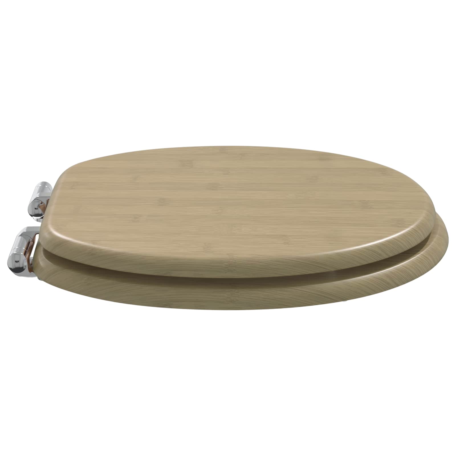 Toilettensitz MDF Deckel Schlichtes Design Weiß