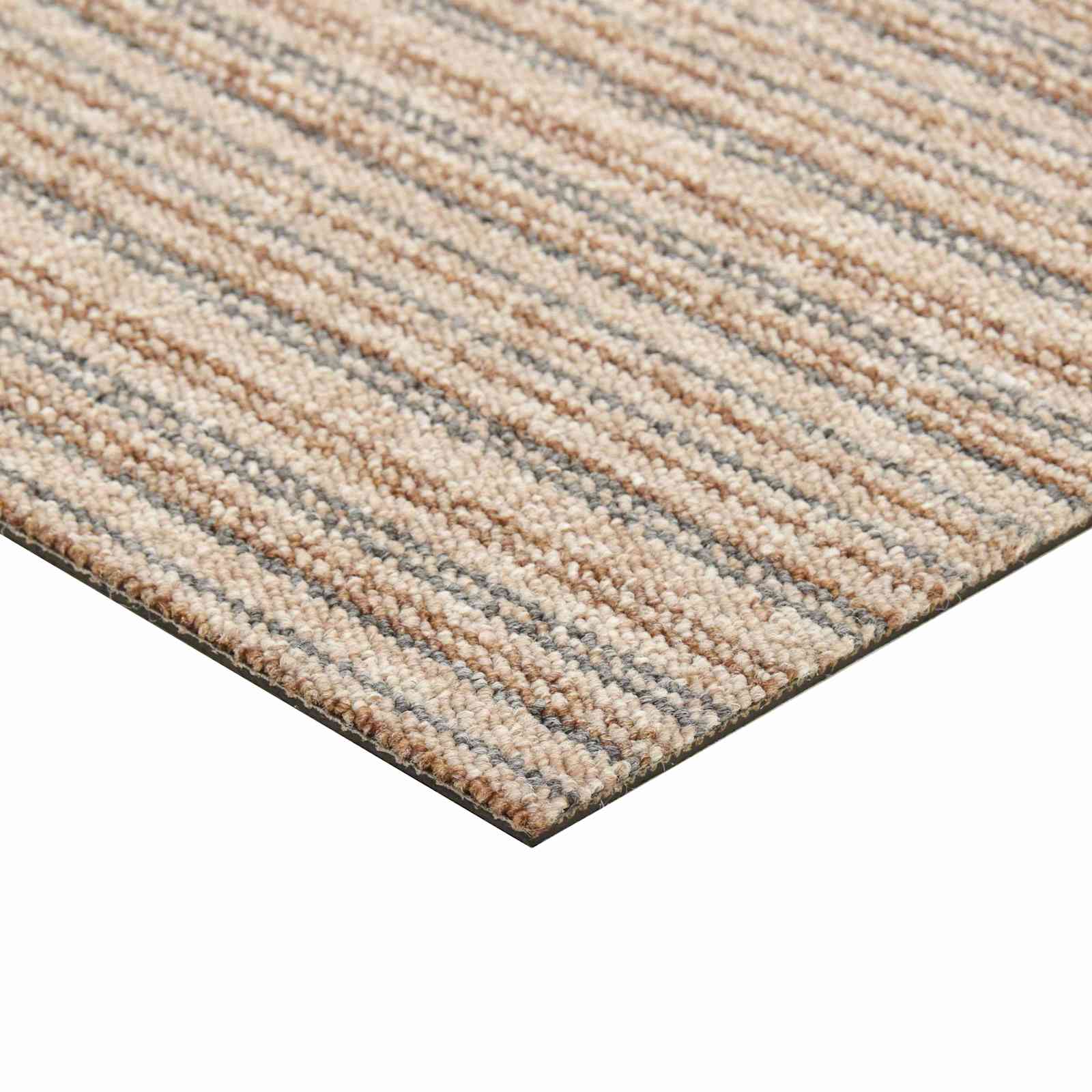 Teppich 20 pcs Gestreiftes Anthrazit 50 x 50 cm
