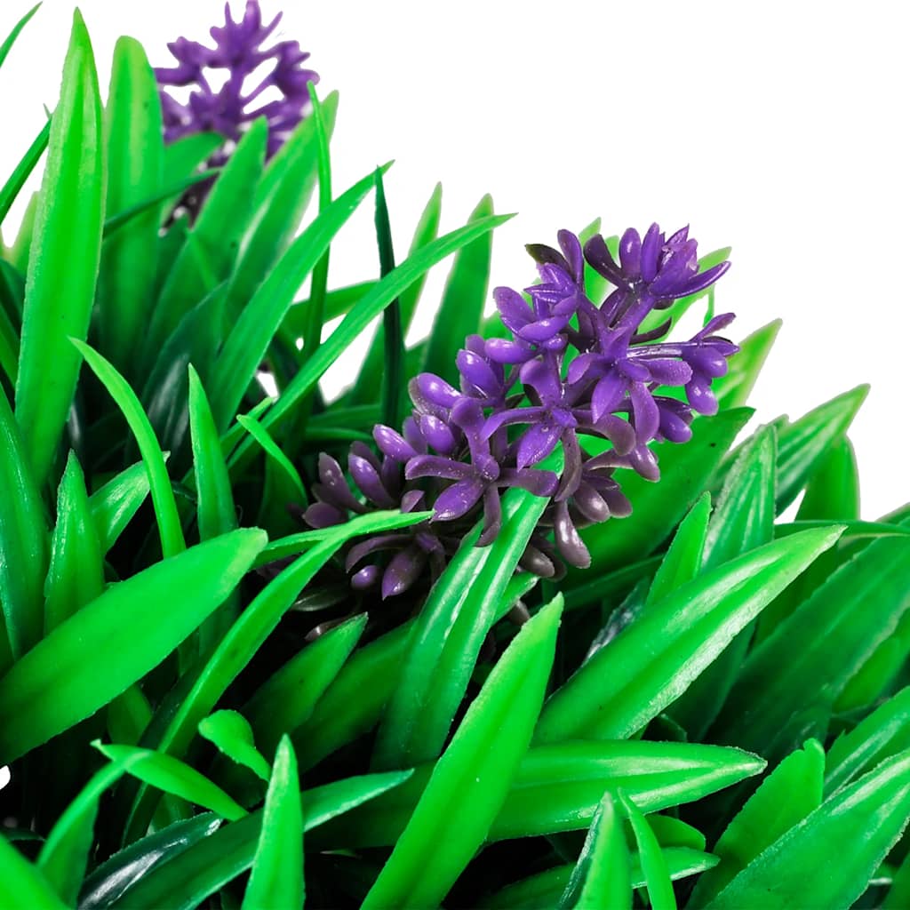 Buchsbaumkugel mit Lavendel 2 Stk. Künstlich 28 cm
