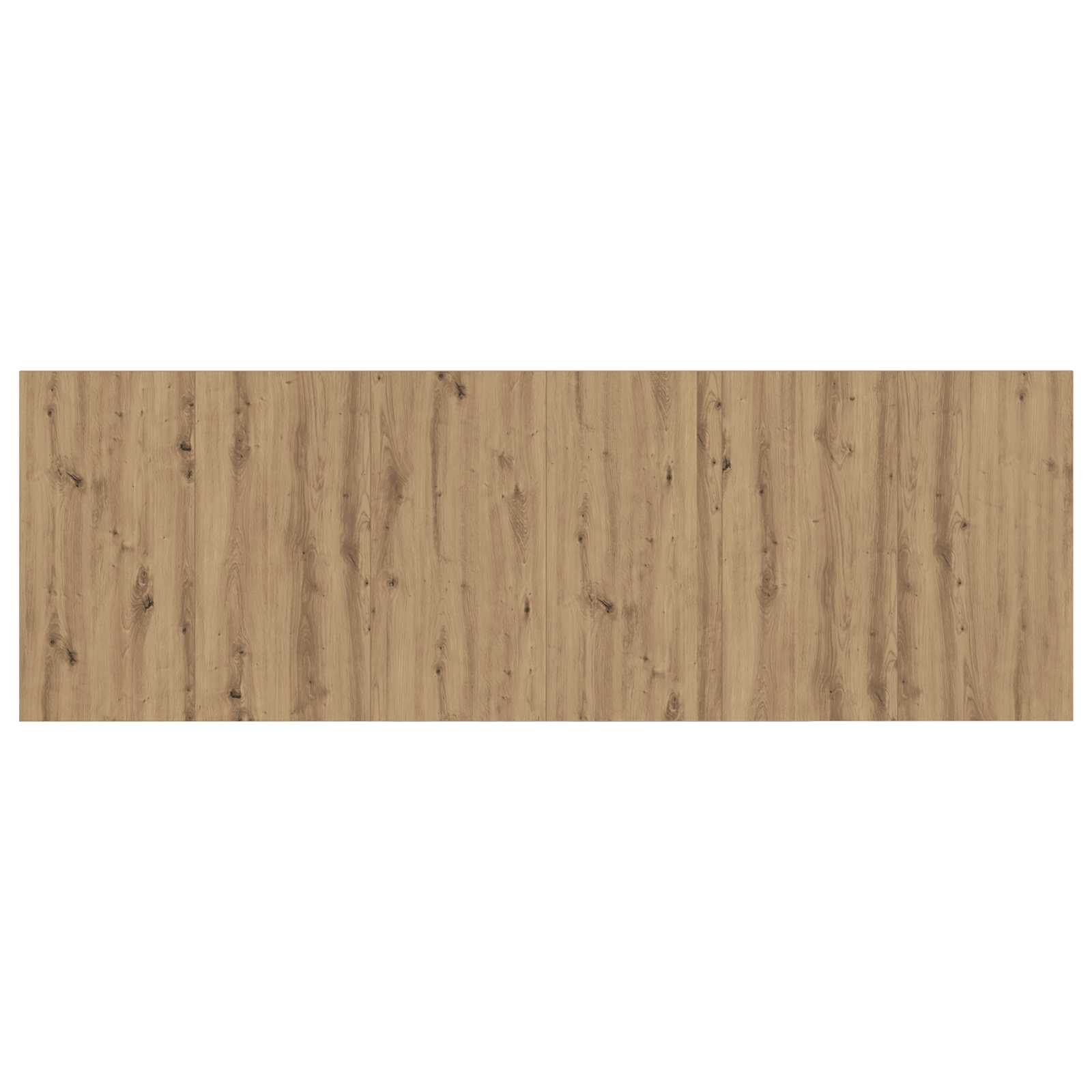 Kopfteil mit Nachttischen Weiß Holzwerkstoff