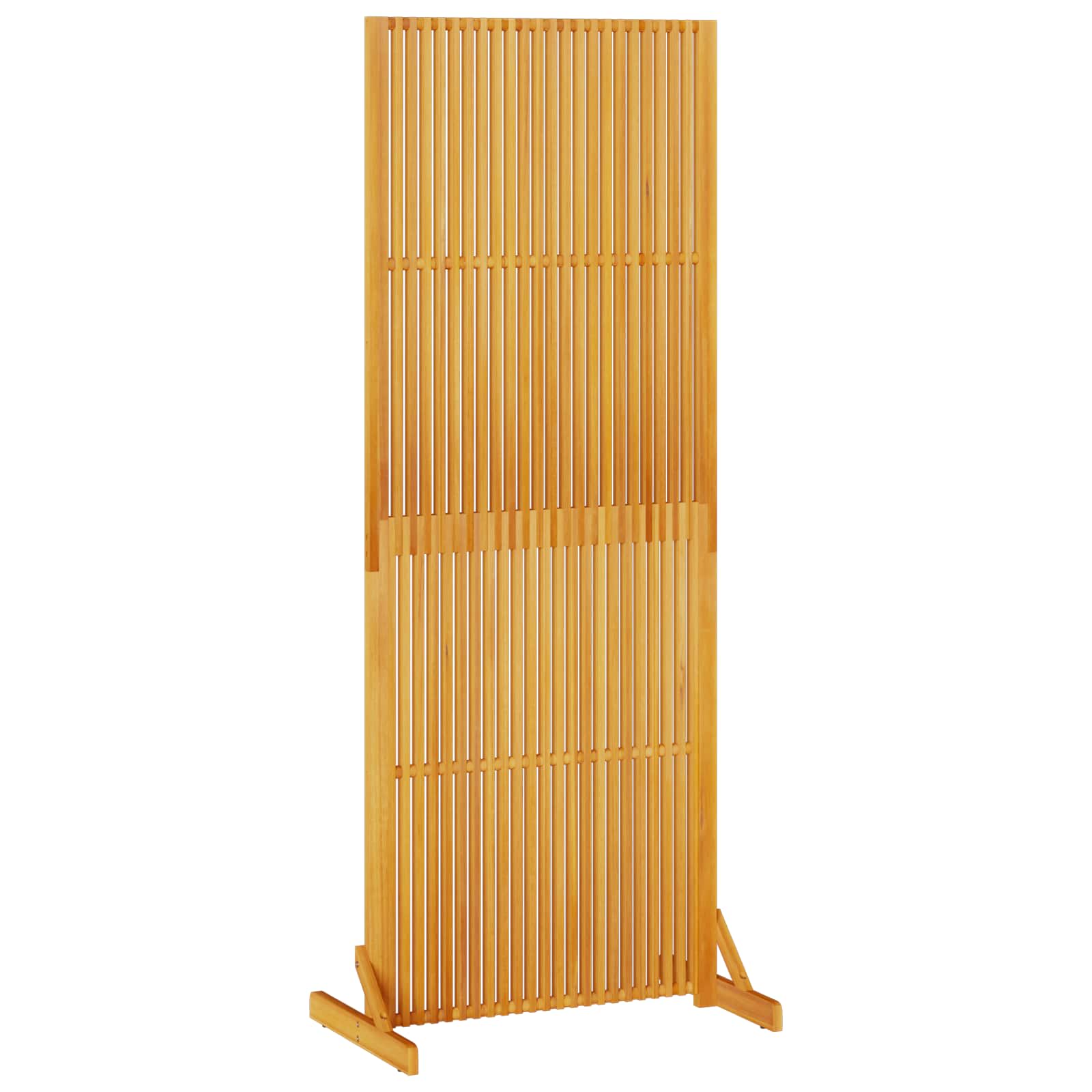 Sichtschutz Braun 79,5 x 50 x 110 cm Massivholz Akazie