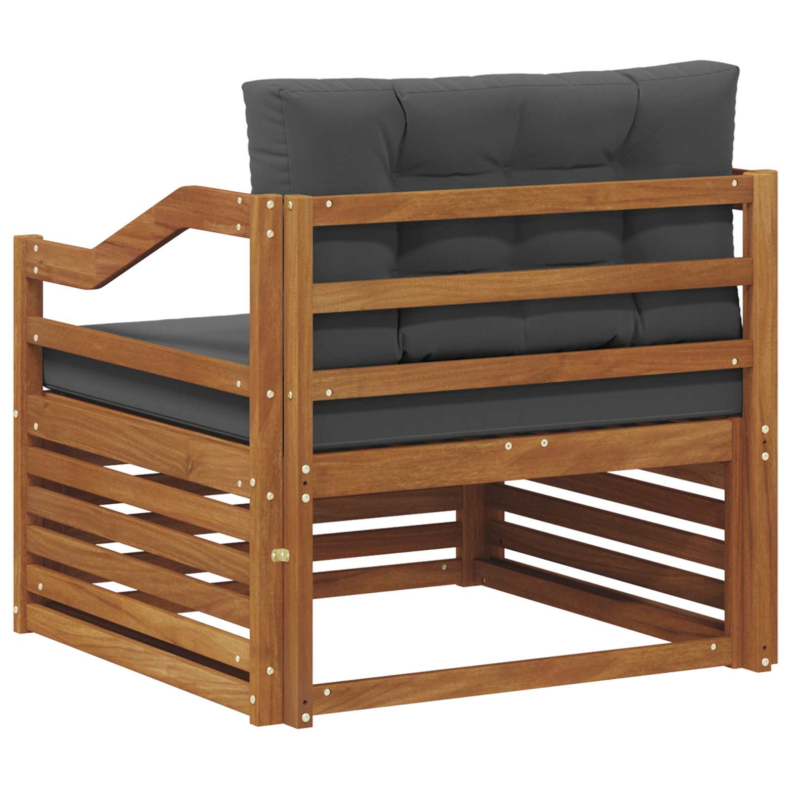 2 Stück Outdoor-Sofa Natur