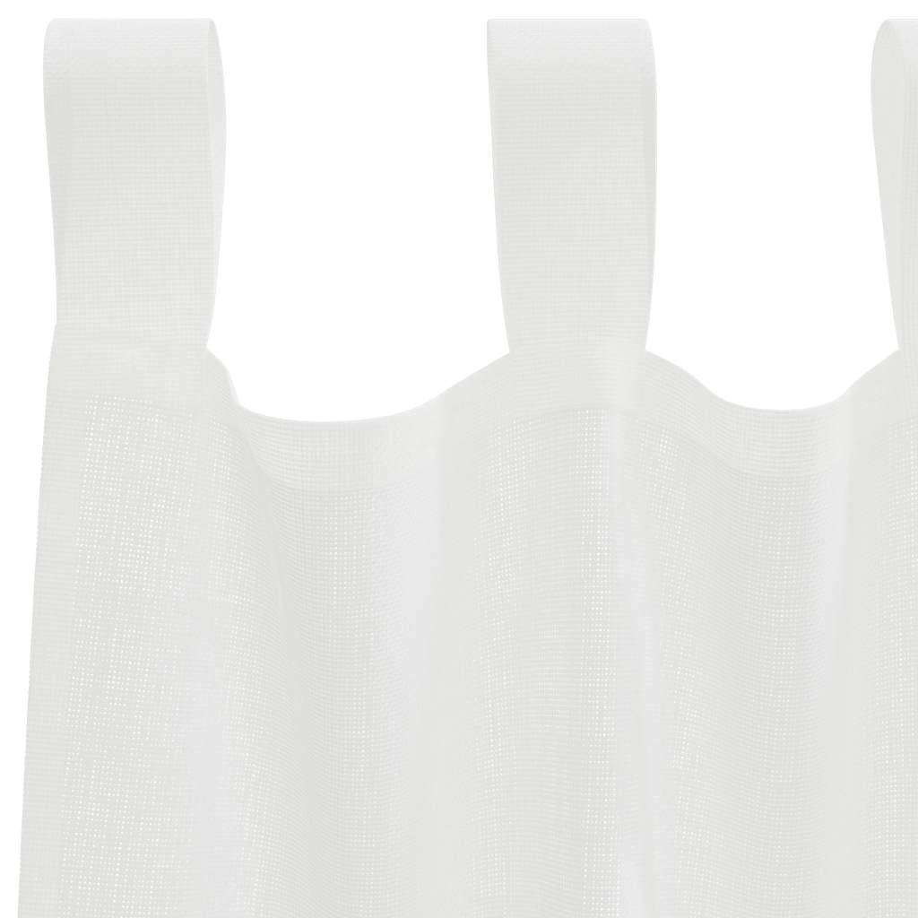 Voile Vorhänge mit Ösen 2 Stk. Apfelgrün 140x140 cm