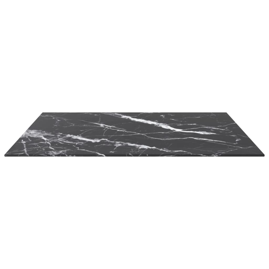 Tischplatte aus gehärtetem Glas quadratisch 700x700 mm