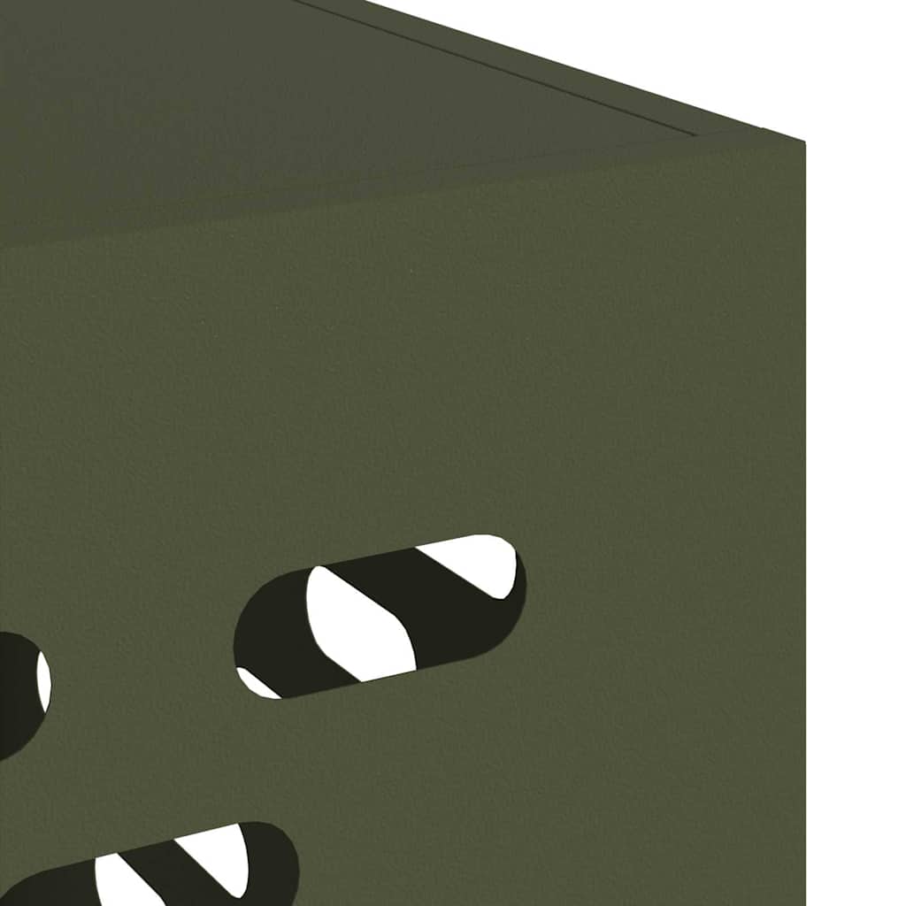 Klimaanlagenabdeckung Schwarz 90 x 40 x 60 cm Stahl