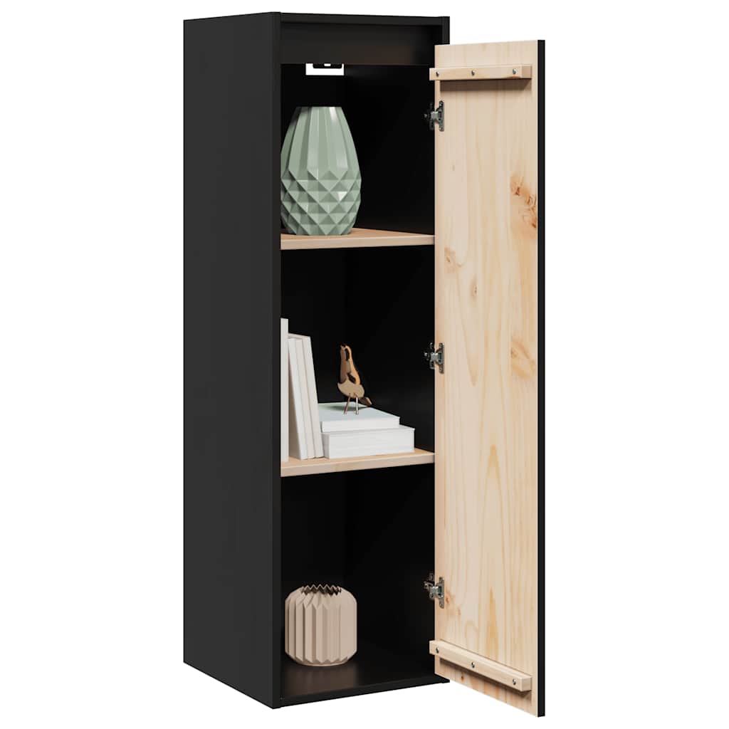 Wandschrank 30x30x100 cm Massivholz Kiefer