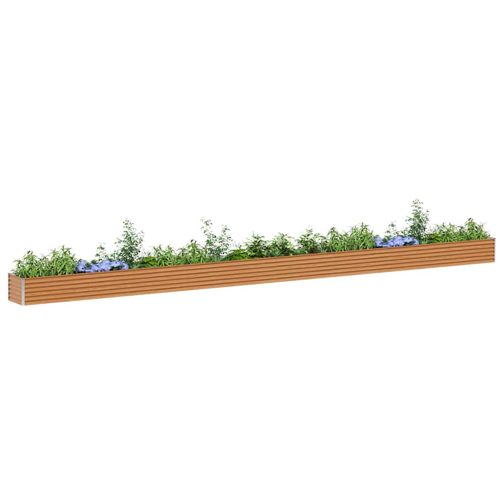 Garten-Hochbeet 100 x 50 x 36 cm Cortenstahl