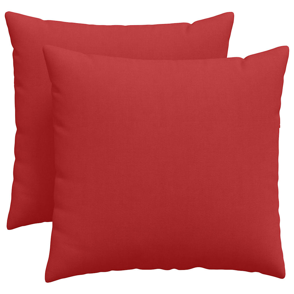 Sofakissen 2 pcs Hellgrau 50 x 30 cm Stoff
