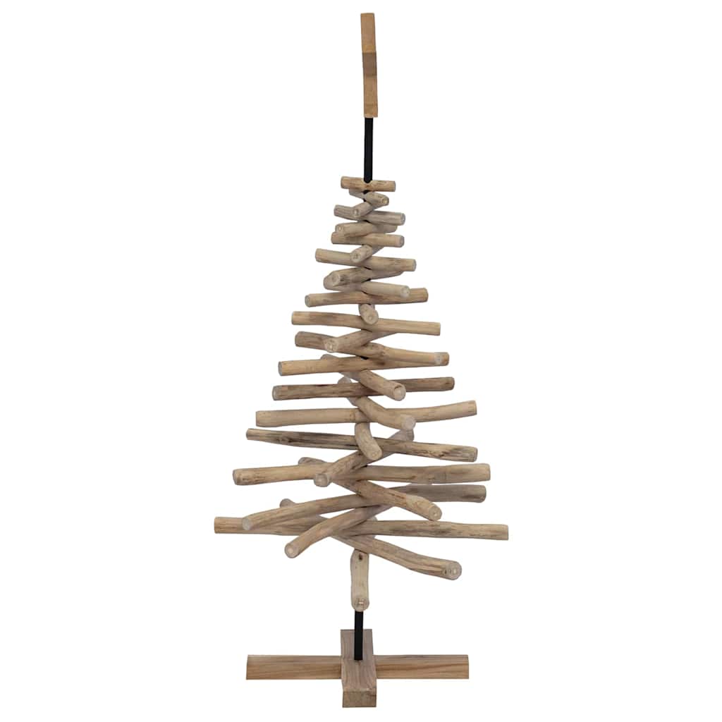 Weihnachtsbaum mit Ständer Braun 60 cm Massivholz Teak