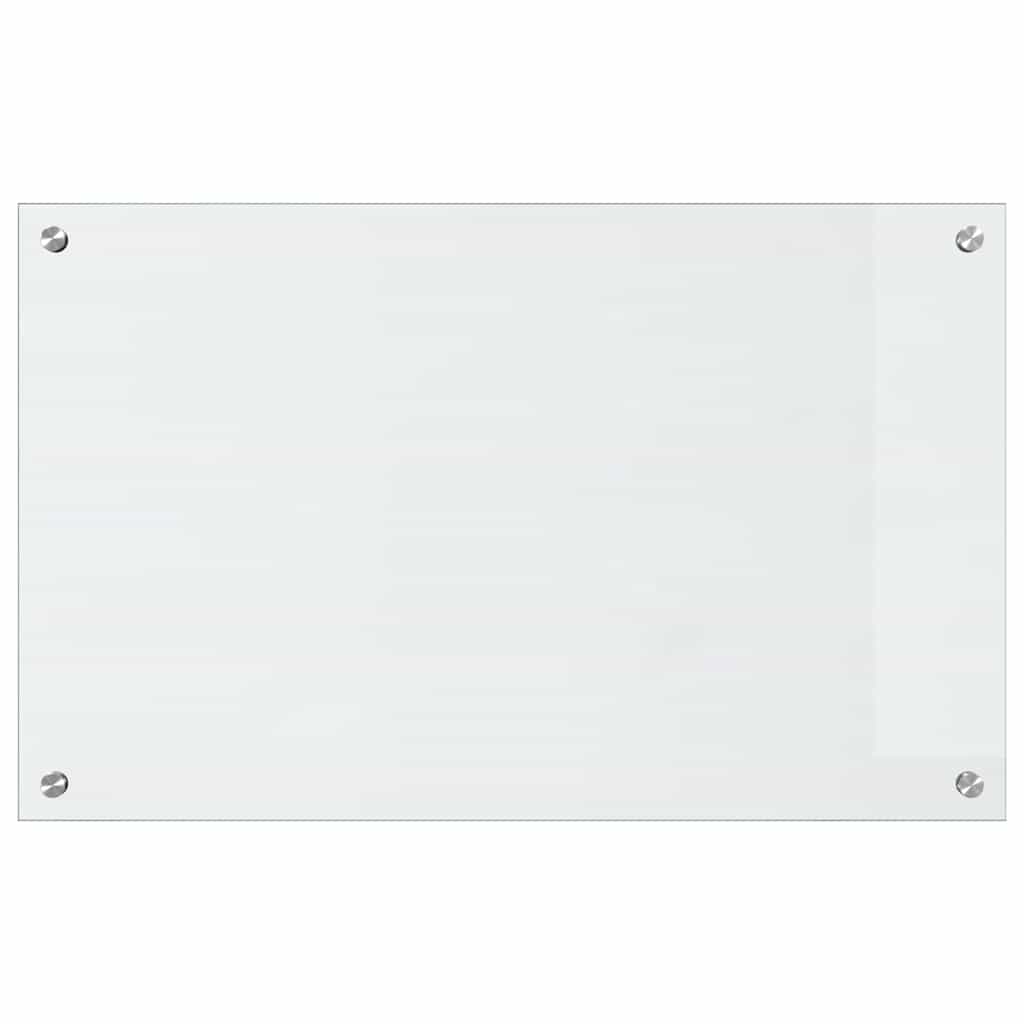 Küchenrückwand 2 pcs Weiß 70 x 40 cm Gehärtetes Glas