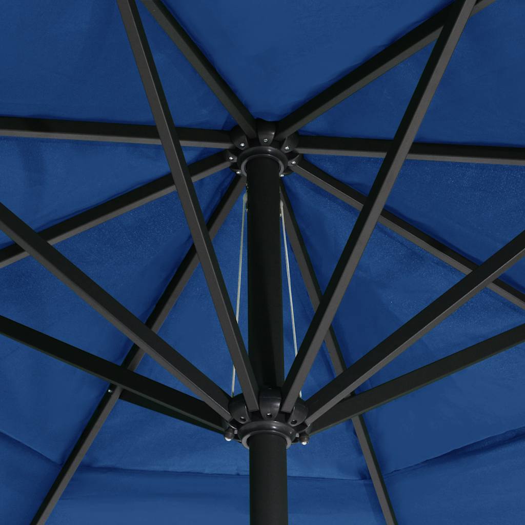 Sonnenschirm Weiß Aluminium 500 cm
