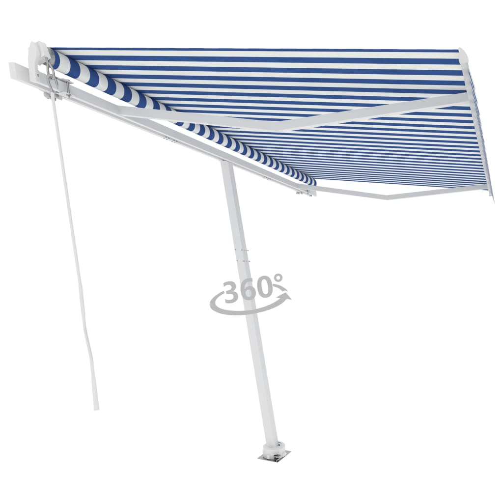 Standmarkise Manuell Einziehbar 300x250 cm Creme