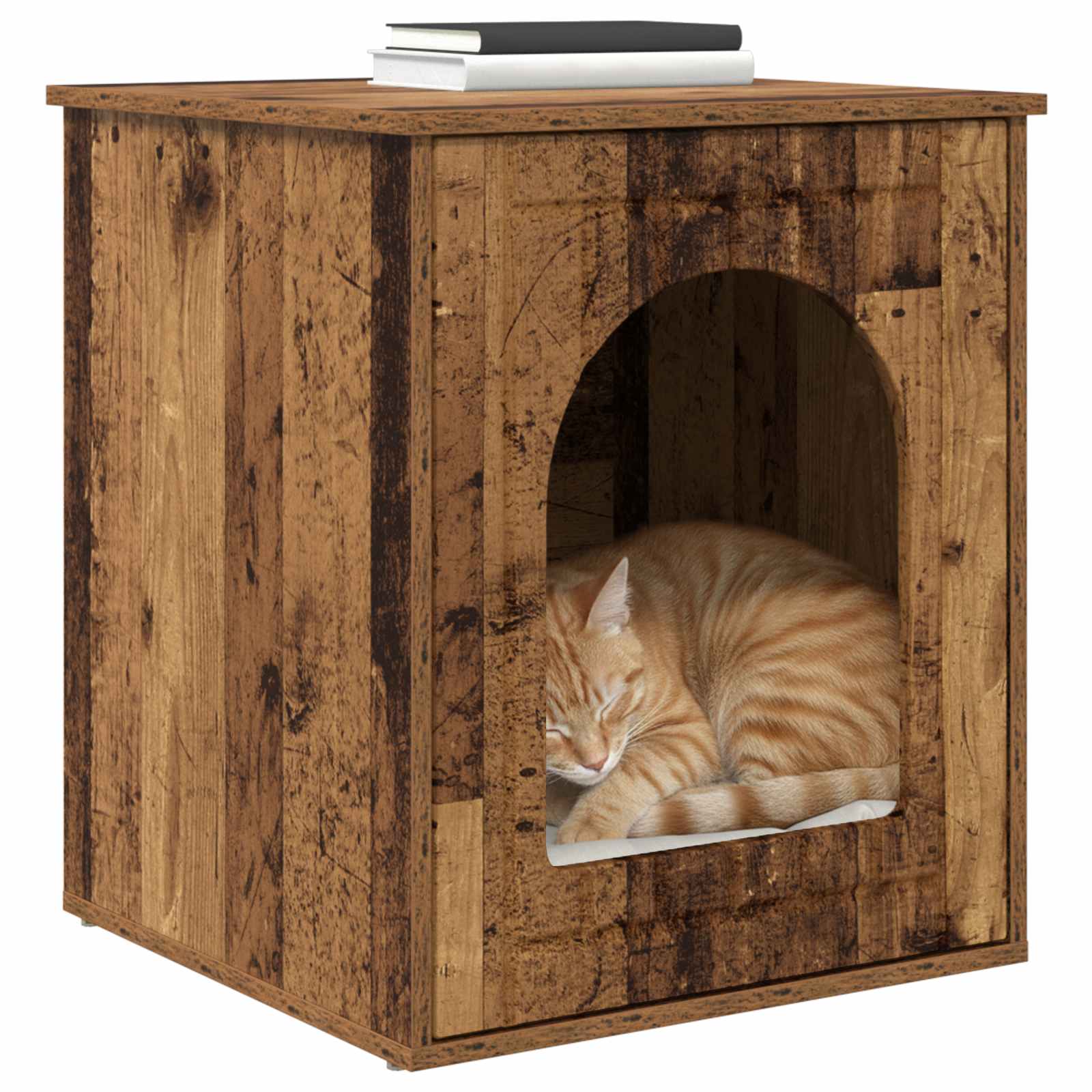 Katzenhaus Weiß 53 x 52 x 62 cm Holzwerkstoff
