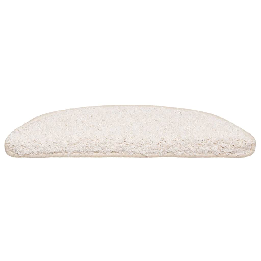 Stufenmatten 15 Stk. 56x17x3 cm Grau Halbrund