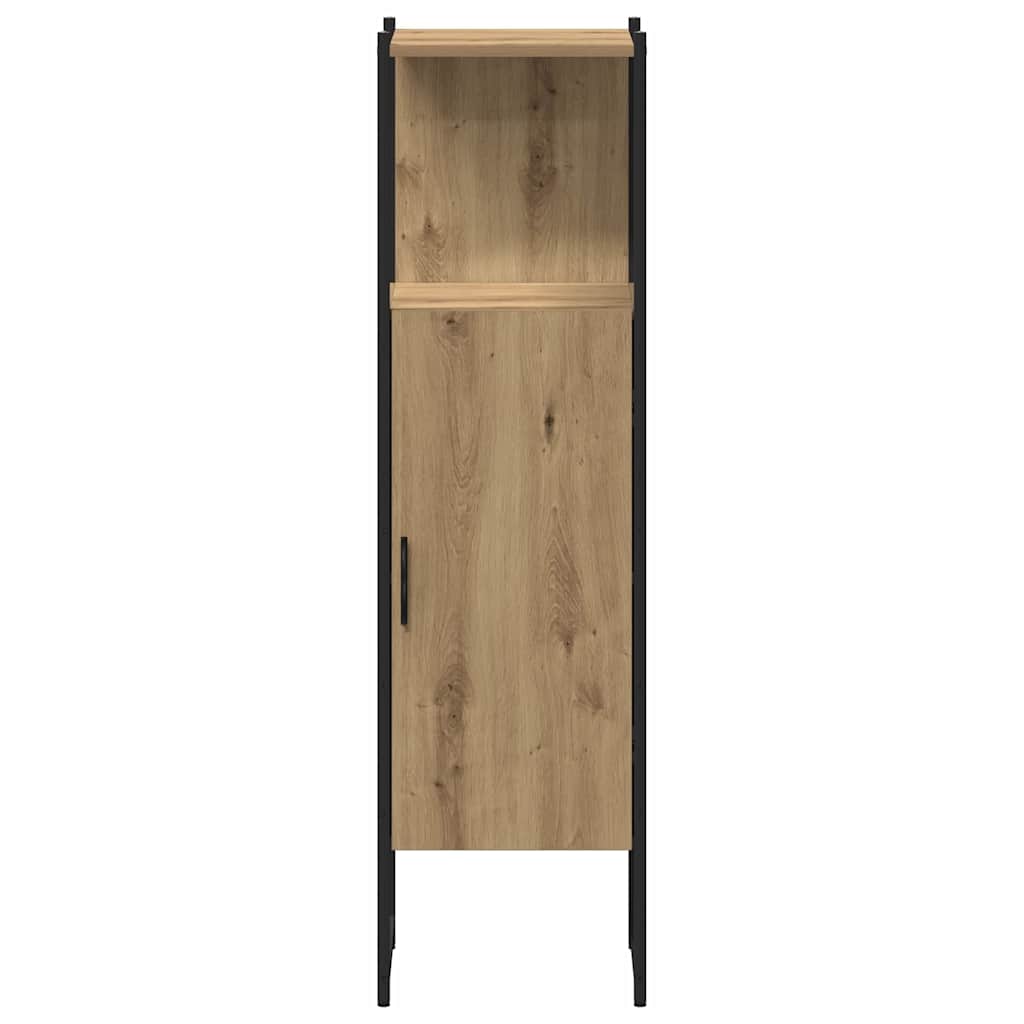 3-tlg. Badmöbel-Set Schwarz Holzwerkstoff