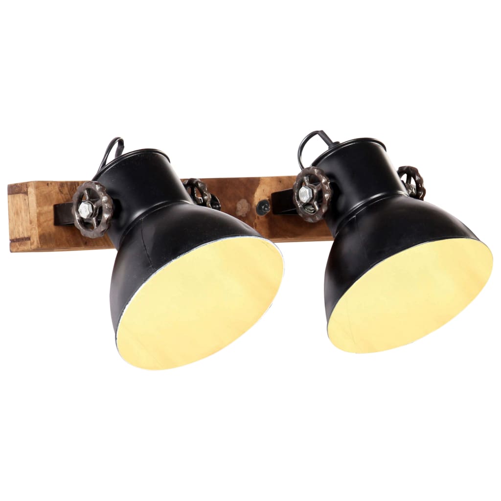 Wandlampe Industriestil Silbern 45x25 cm E27